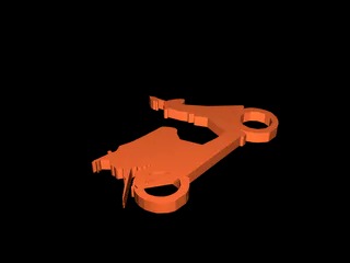 Honda Dio 2D Keychain - edit